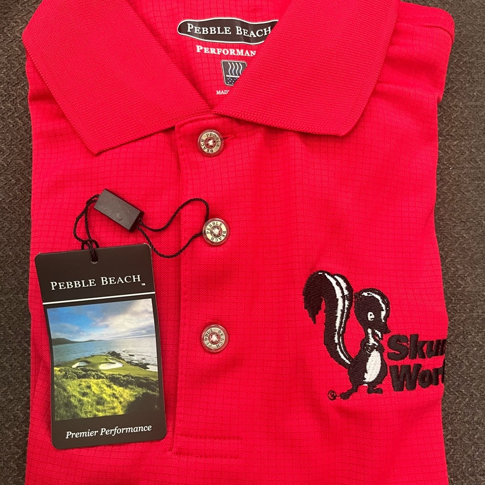 Lockheed Martin skunk works polo shirt. XXL. Short sleeve.